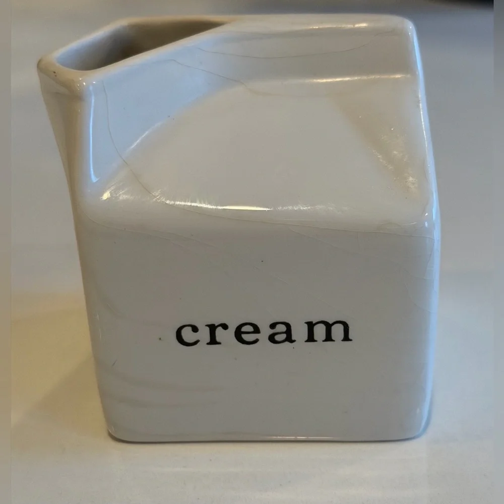 Crate & Barrel Ceramic Creamer